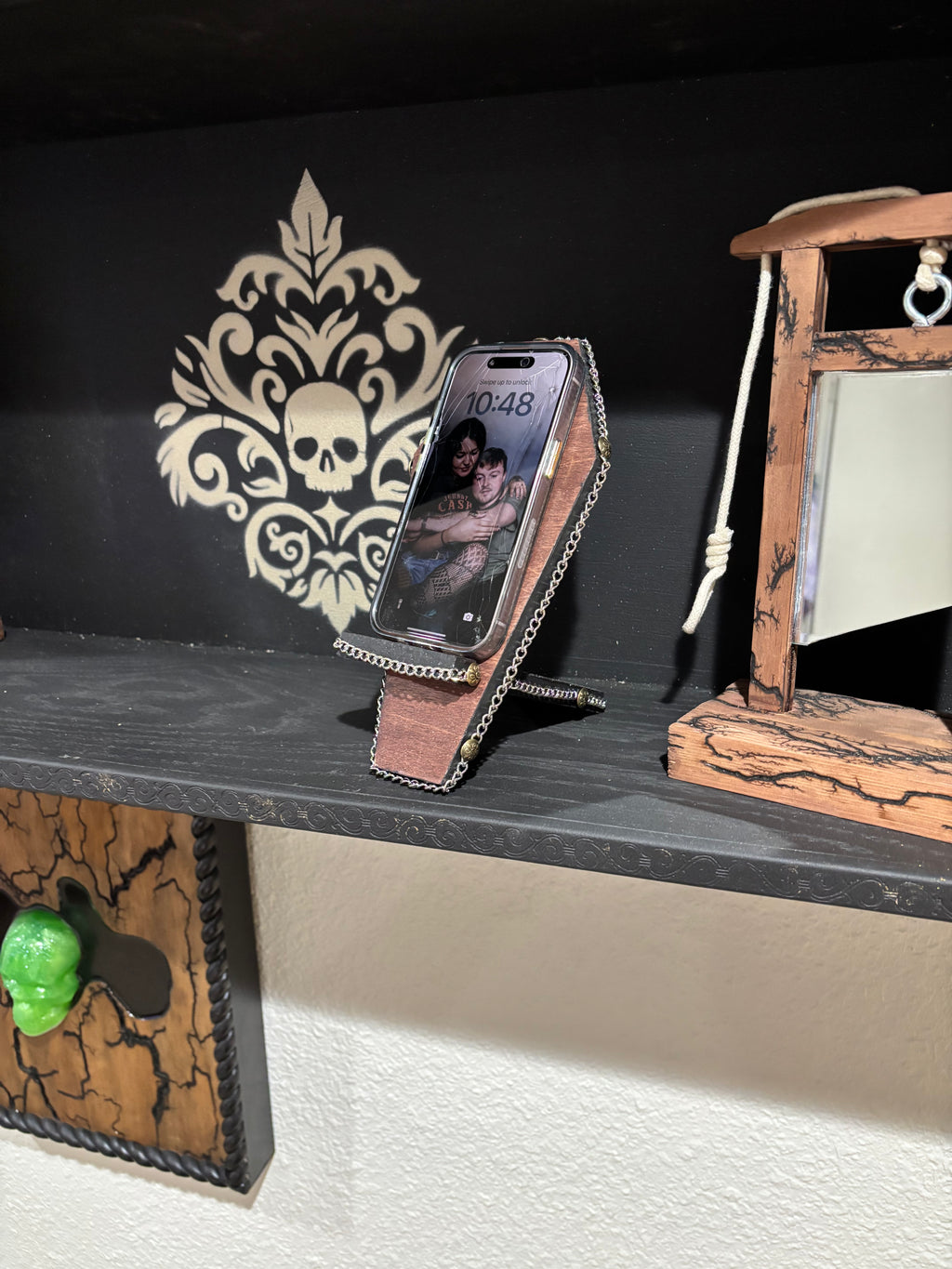 The Coffin Phone Stand