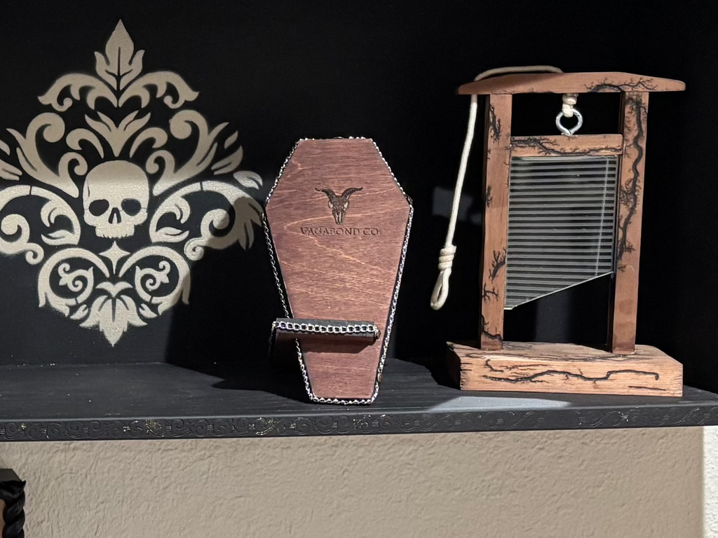 The Coffin Phone Stand