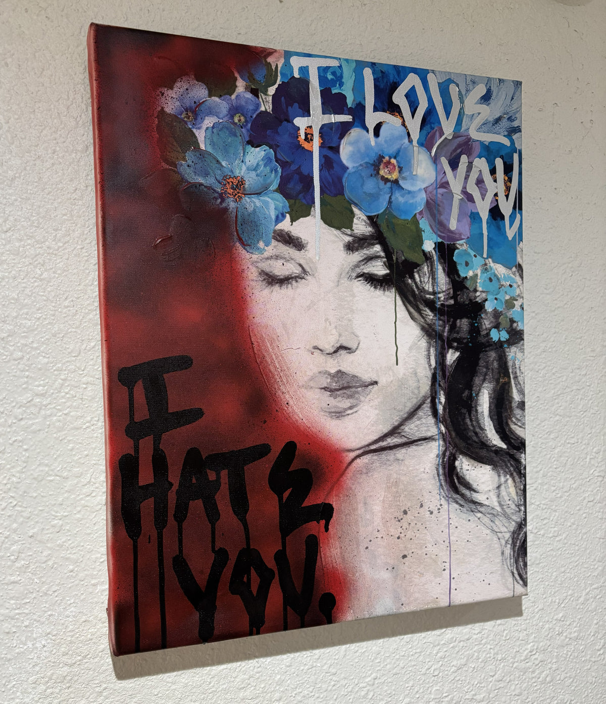 Love Hate Canvas