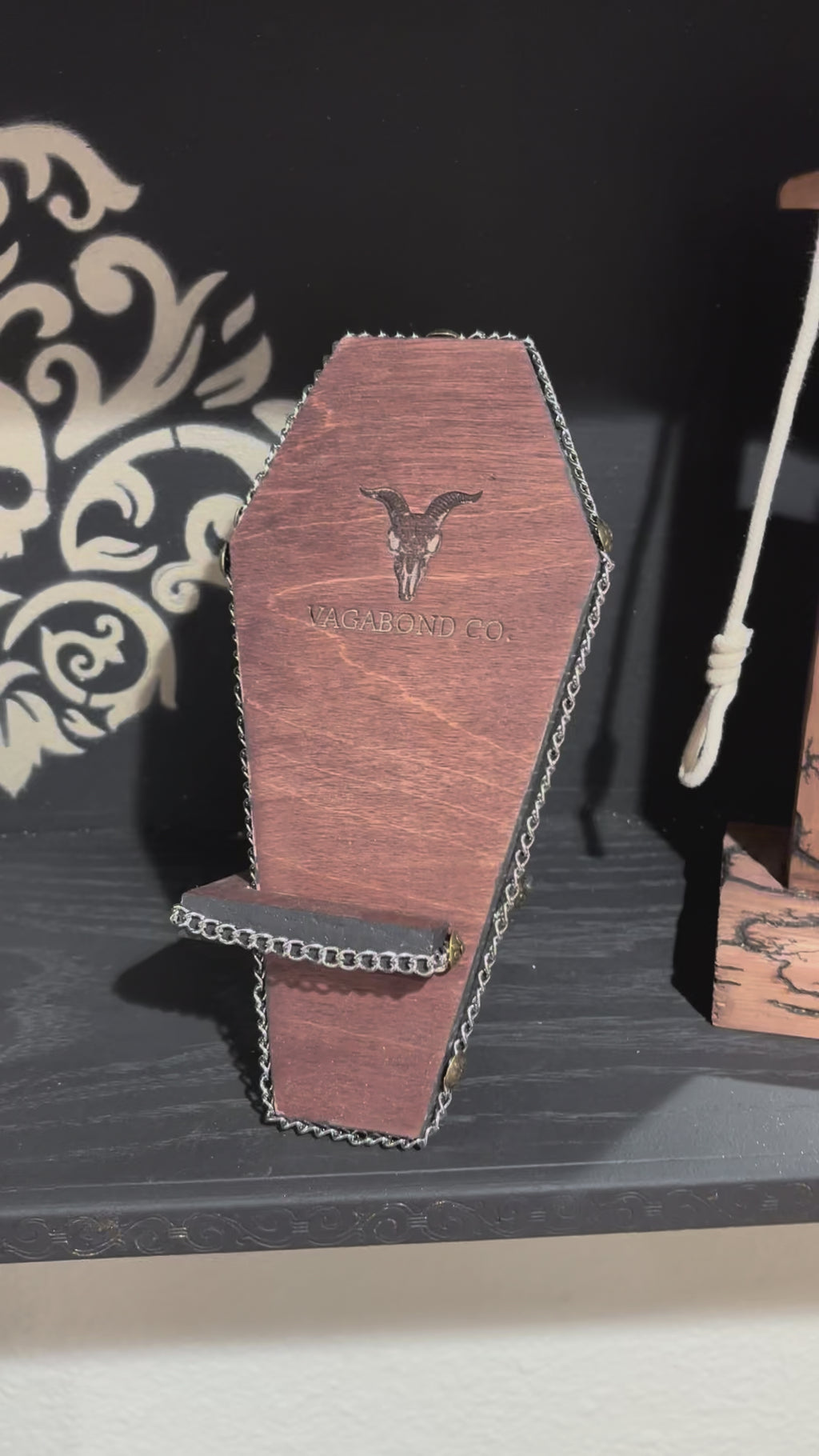 The Coffin Phone Stand